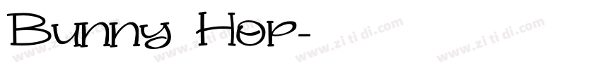 Bunny Hop字体转换